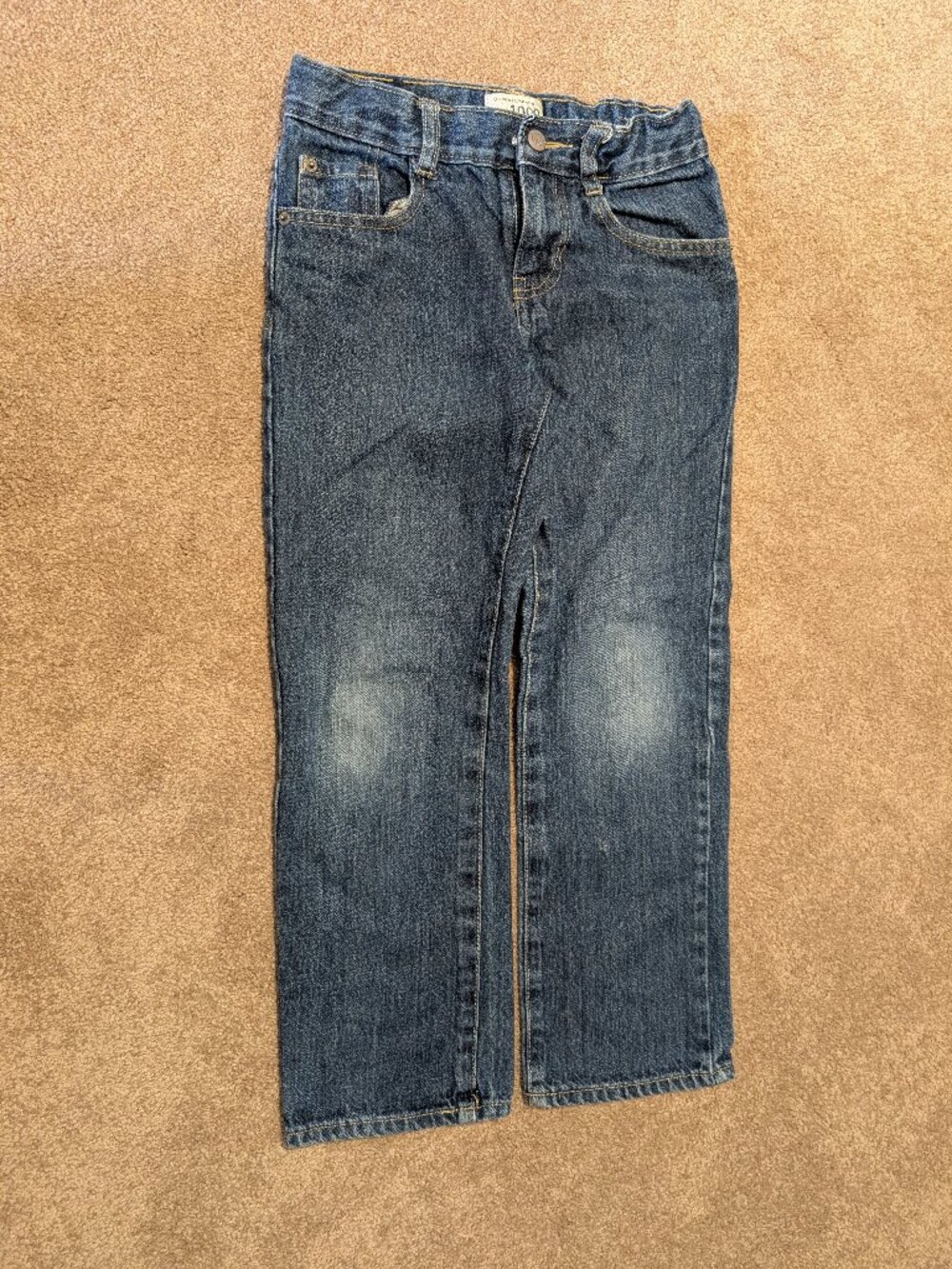 100% cotton Straight leg jeans size 7 blue